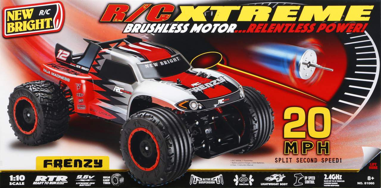 New Bright RC Frenzy Brushless Stadium Truck - Box Front