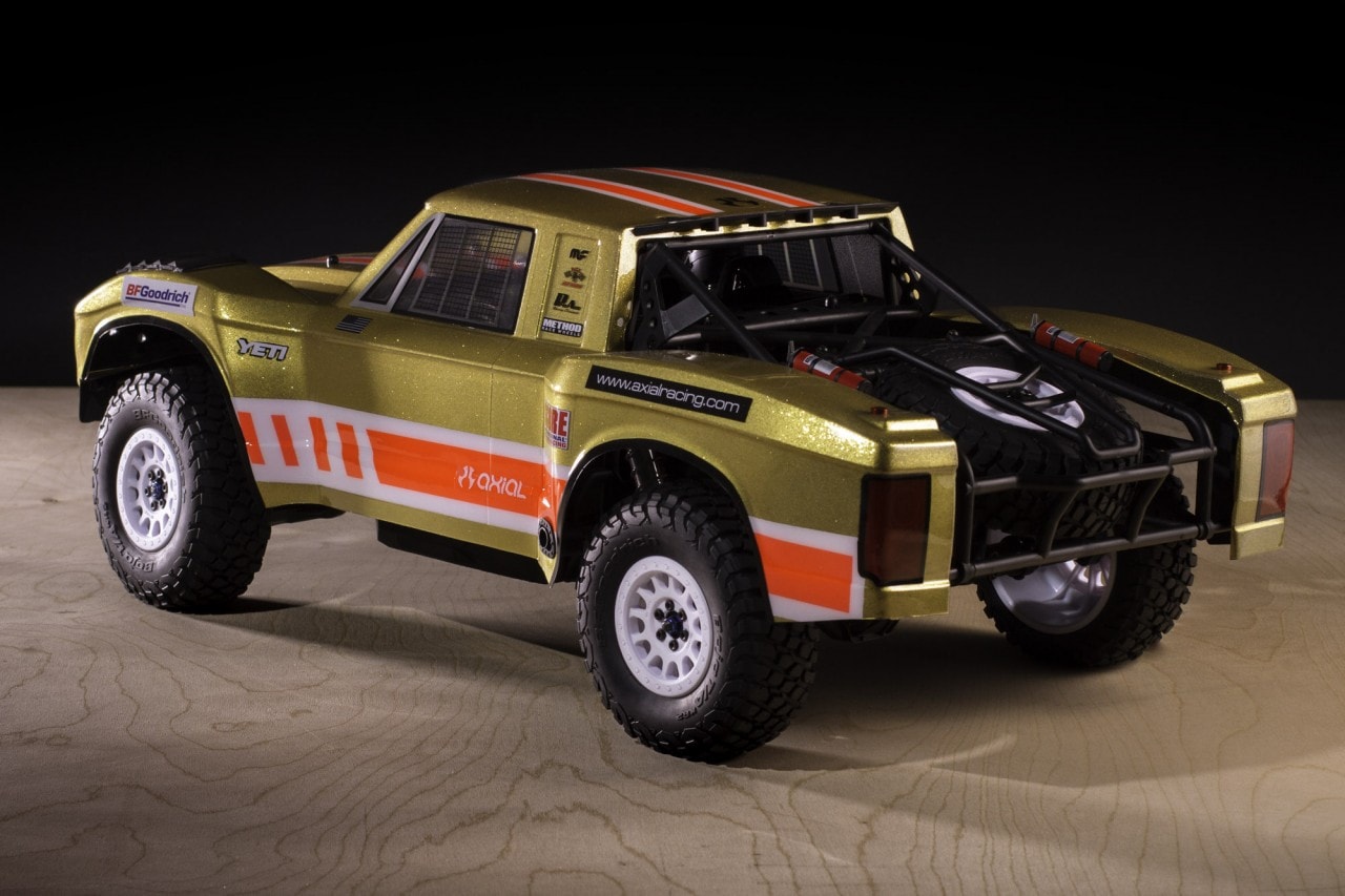 Axial Yeti SCORE Trophy Truck Clear Retro Body (AX31310) Rear