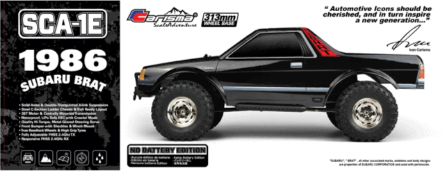 Carisma Scale Adventure SCA-1E Subaru Brat - Side