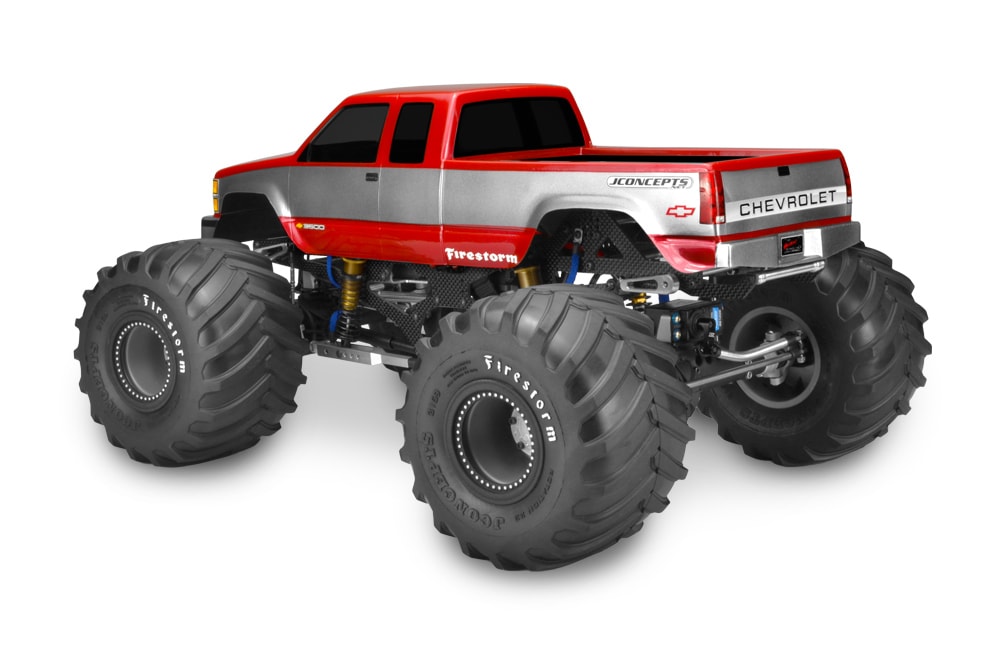 JConcepts Chevrolet Silverado Monster Truck - Rear