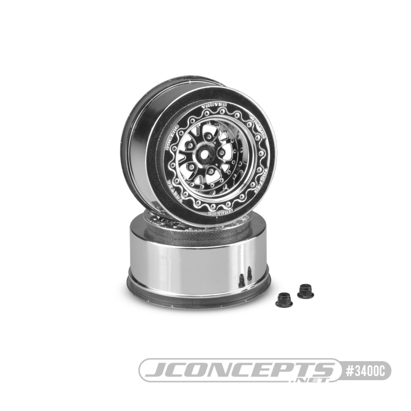 JConcepts Tactic Chrome Street Eliminator Wheels - Rear