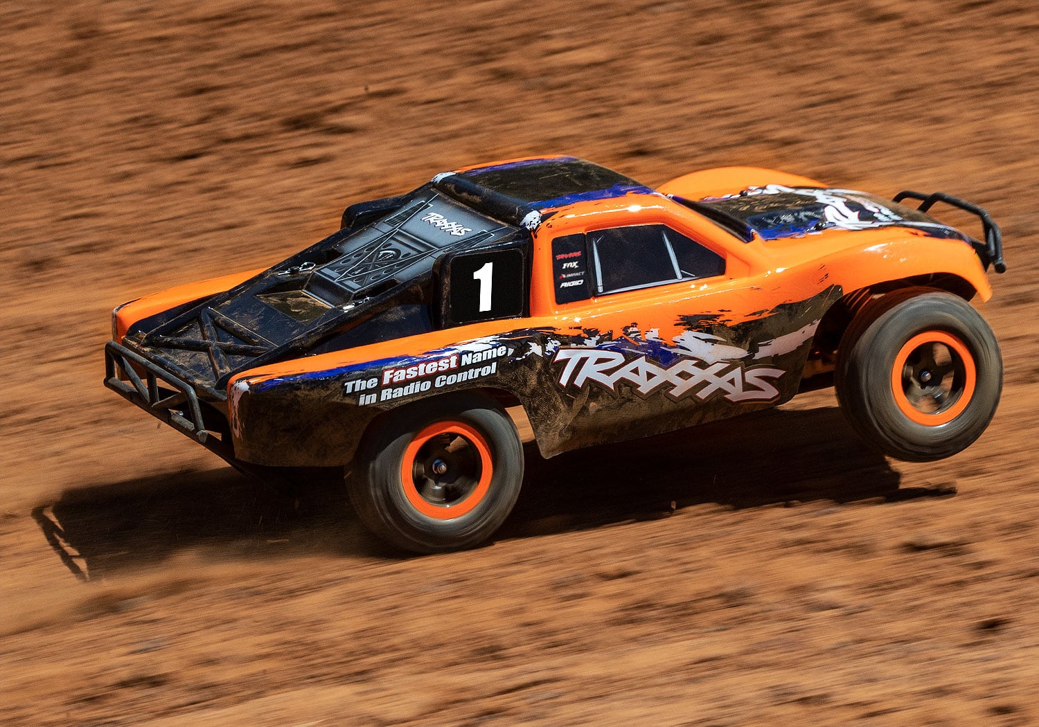 Limited Edition Orange Traxxas Slash - On the Track