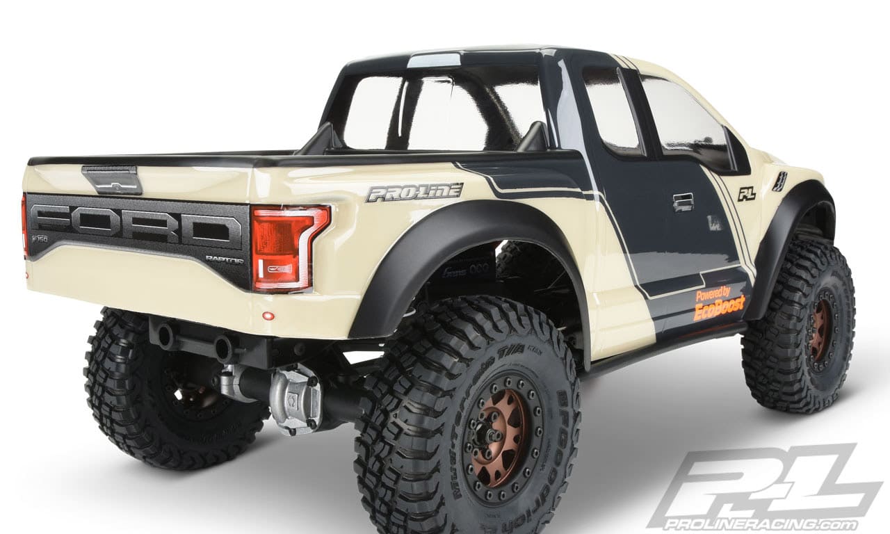 Pro-Line 2017 Ford F-150 Raptor Crawler Body - Rear