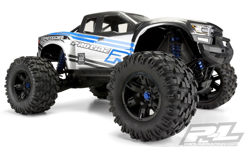 Pro-Line Ford F-150 Raptor X-Maxx Body - Side Angle