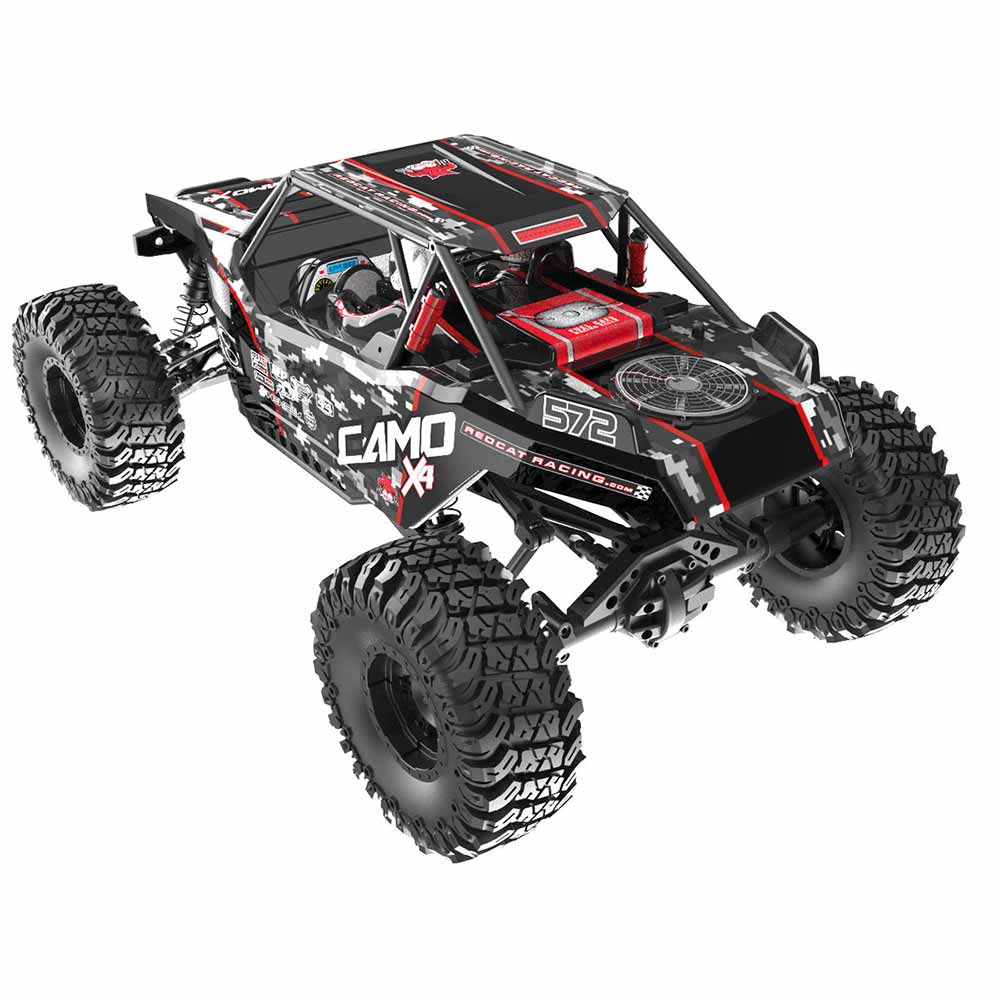 Redcat Racing Camo X4 Rock Racer - Rear Top