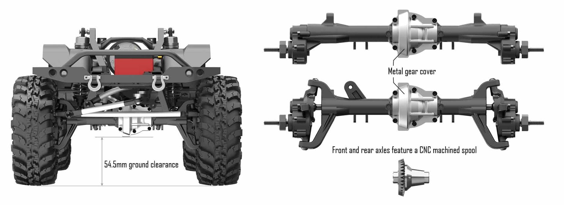 Redcat Racing GEN8 International Scout II - Portal Axles