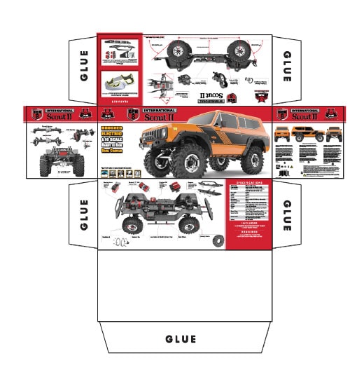 Redcat Racing Scale Box - Flat